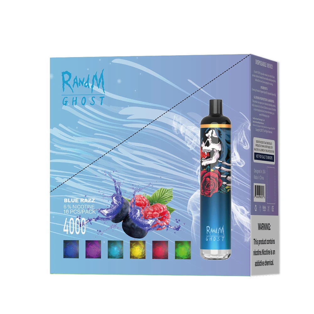 New Fashion Style Randm Ghost 4000 Puffs Portable Disposable E-Cigarette