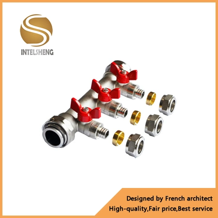 OEM&ODM Quality Brass Forged 2-Way Manifold