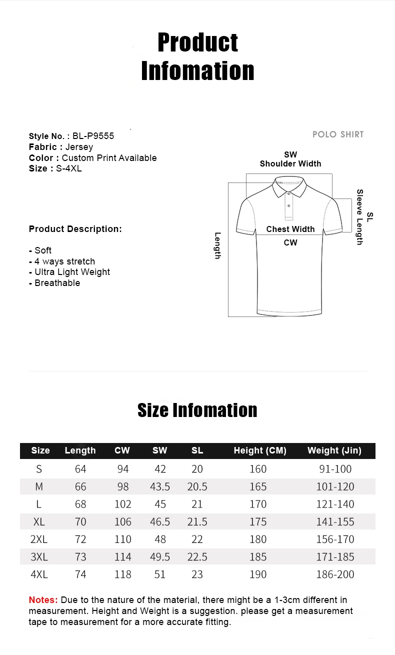 High quality/High cost performance  OEM Summer Mens Polo Performance Moisture Wicking Mens Golf Shirt Fashion Custom Print Dry Fit Golf Shirts Short Sleeve Clothing Wholesale/Supplier Price