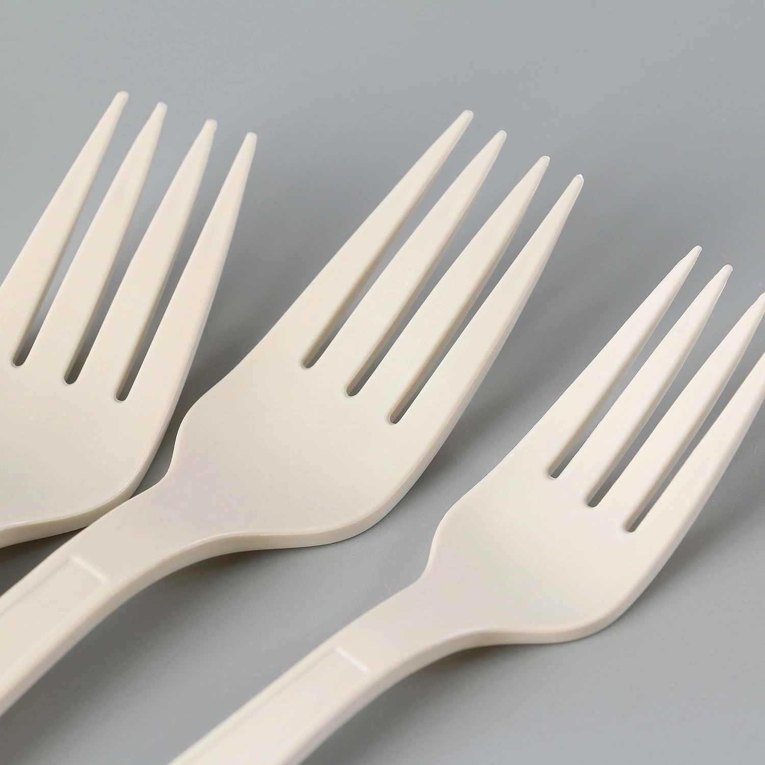 Utensílios de mesa biodegradáveis Talheres biodegradáveis Produtos descartáveis Colher, garfo e faca de plástico PLA