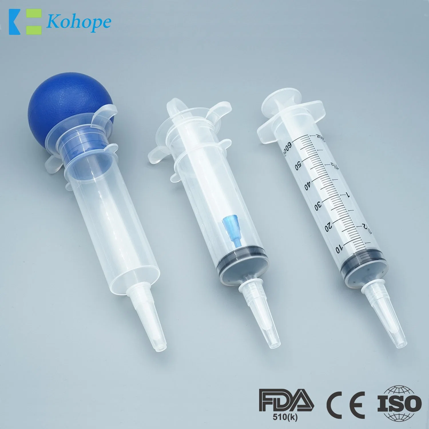 Good Price Disposable Flat/Ring/Buld Type OEM/ODM 20ml/50ml/60ml/100ml China Syringe for Hospital