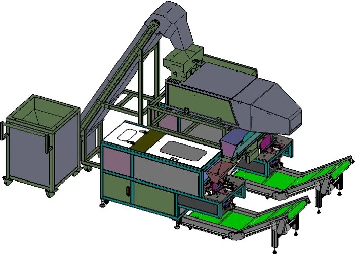 Automatic Sealing Bag Packaging Machine Fastening Piece Automatic Counting Packaging Machine