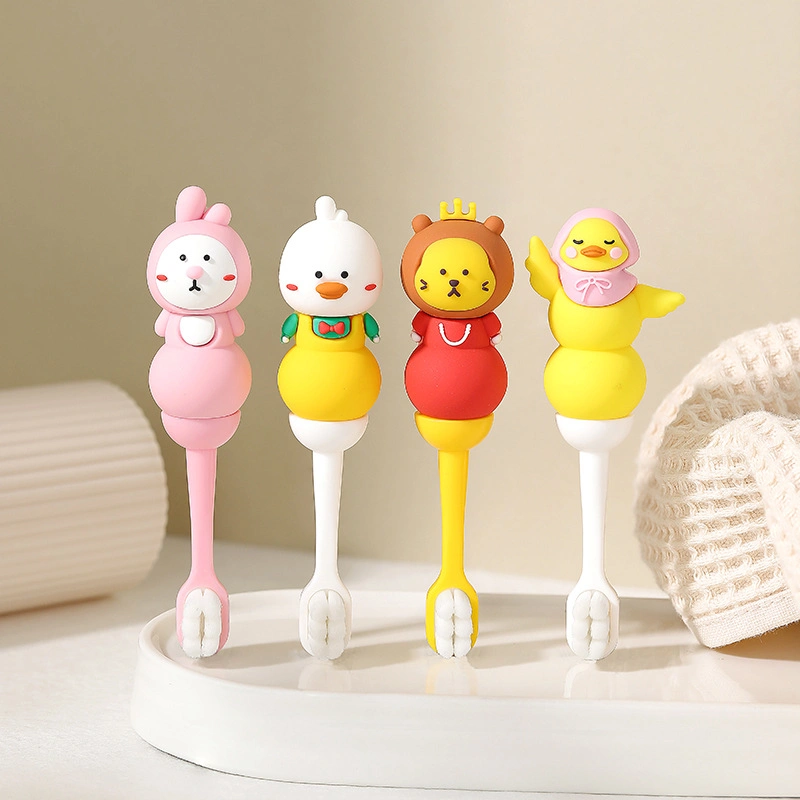 New Custom Cartoon Animal Kid/Child/Children Cute Soft Bristle Toothbrush