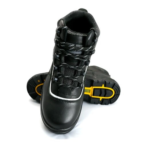 Zapatos de seguridad, suela de poliuretano de caucho, botas de trabajo transpirables, puntera de acero