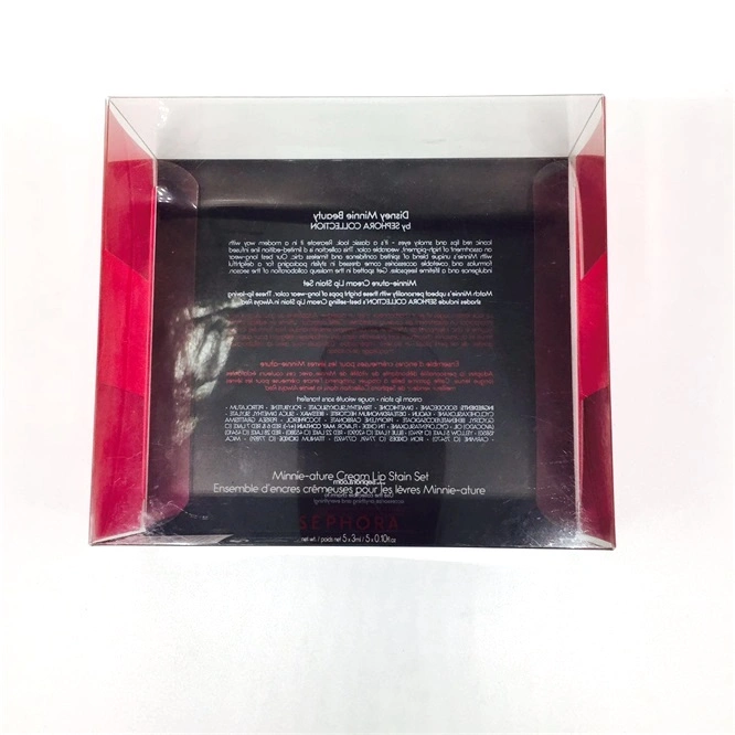 Wholesale/Supplier Custom Logo Packaging Transparent PVC Window Cosmetic Packaging Carton