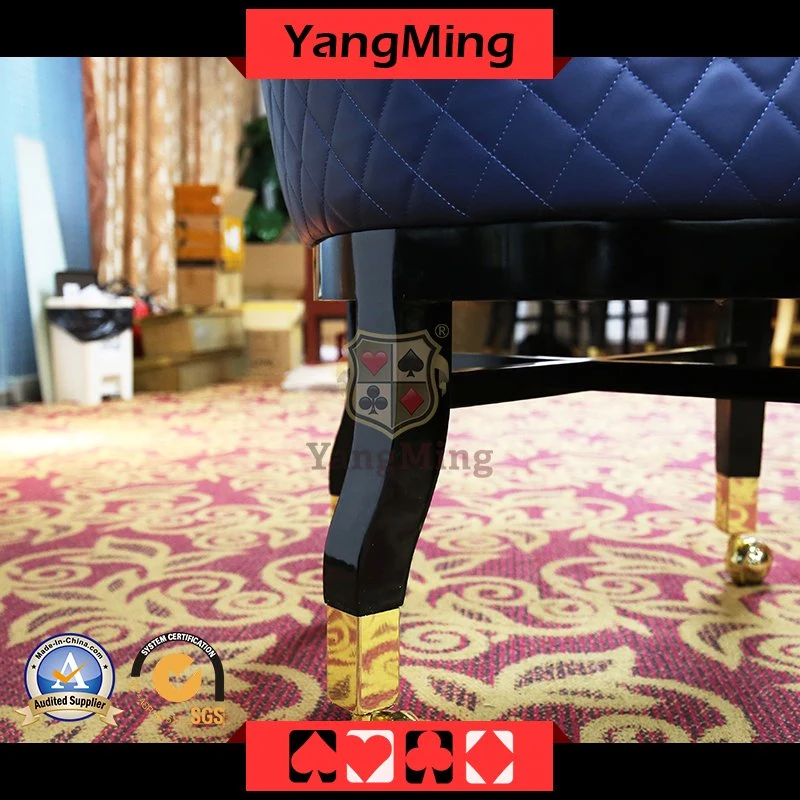 Korean Style Double Back Custom Casino Hotel Pulley Dining Table and Chairs Star Club Manufacturers Custom Chair Ym-Dk21