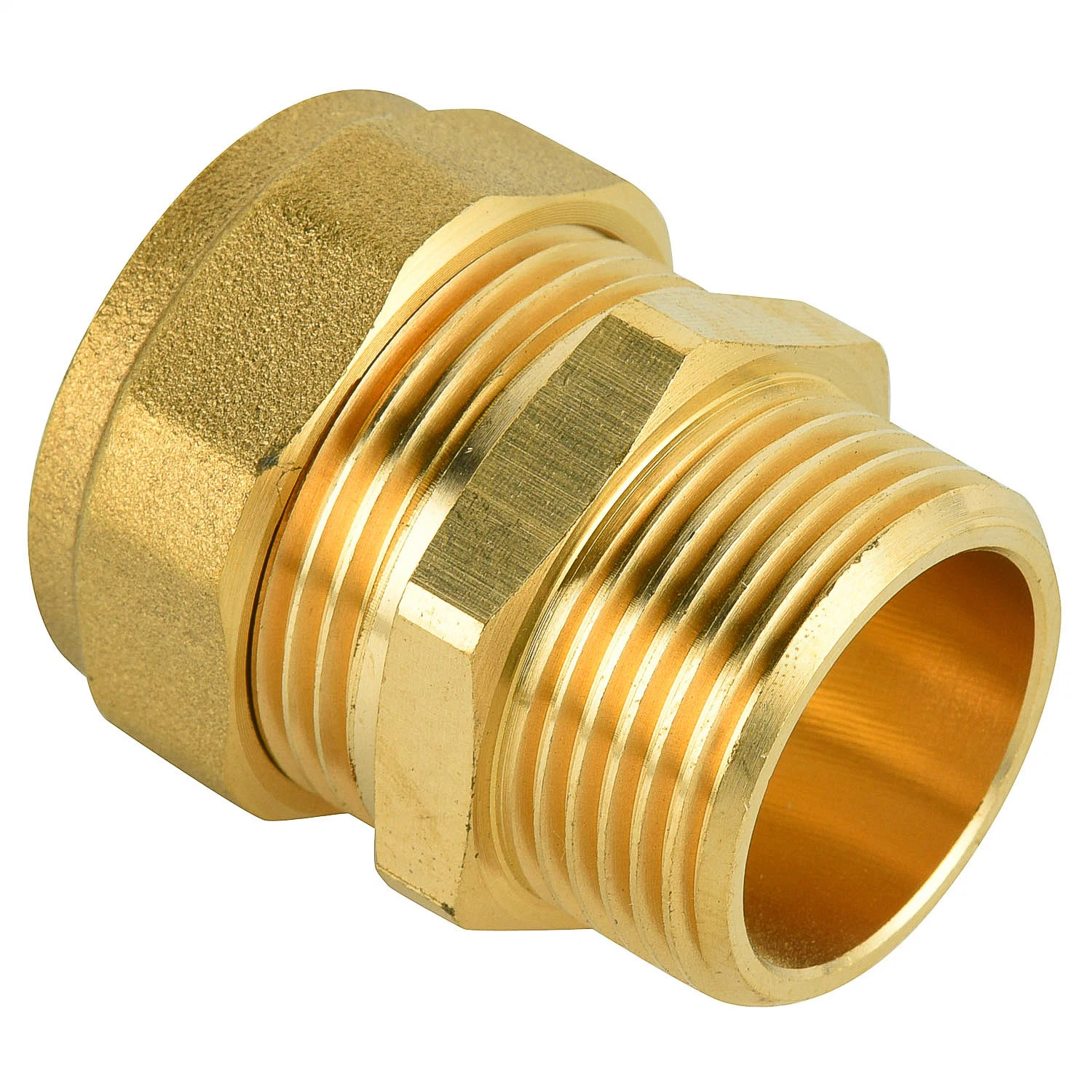 Coupling Materials Brass Pipe Connector Compression Copper Pipe