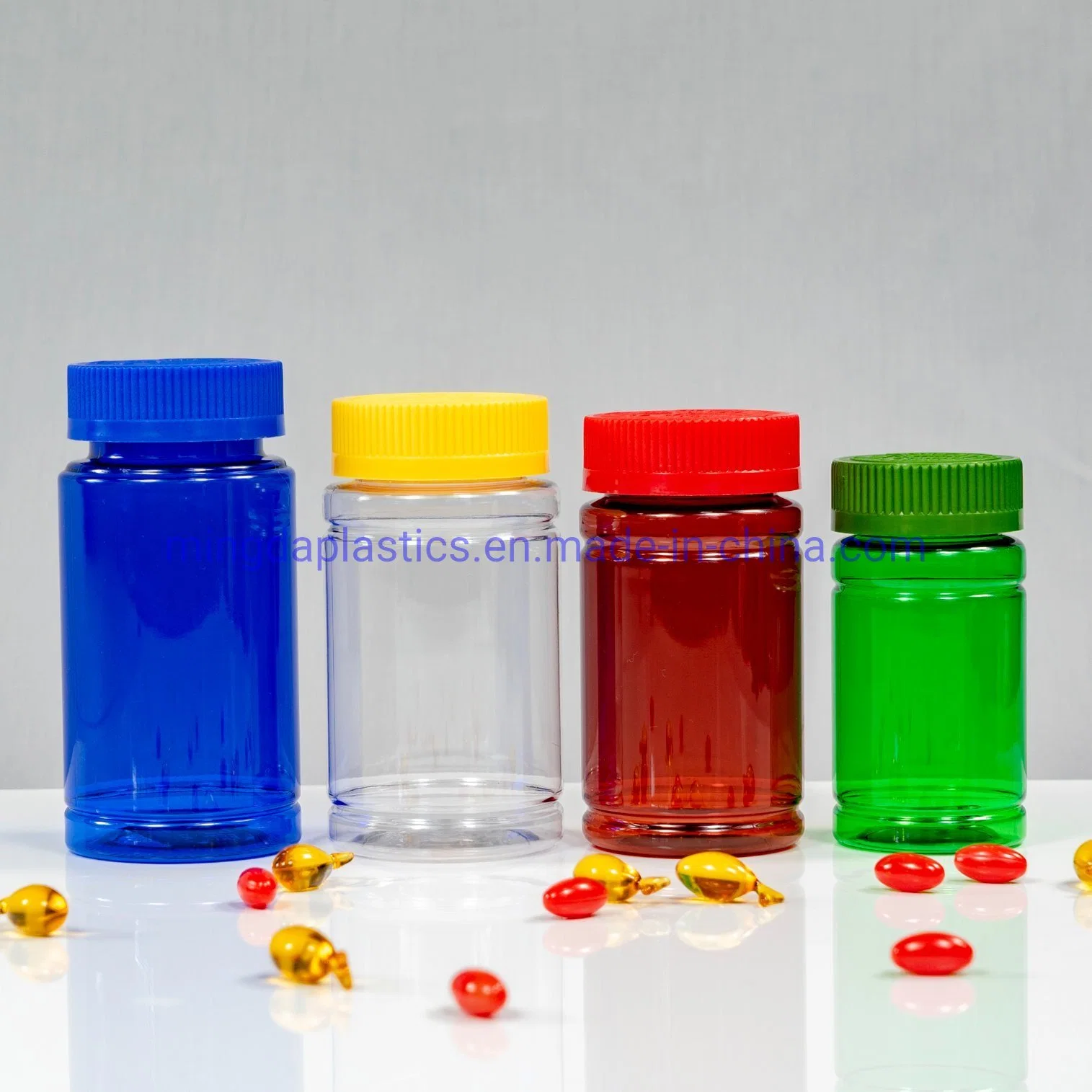 175ml Prescription Pill Straight Side Extruding Blowing Pet Packaging Bottle