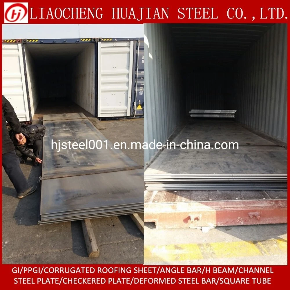 S235jr Q235B Ss400 A36 Hot/Cold Rolled Metal Iron Mild Ms Pickled Oiled Carbon Galvanized Flat Carbon Steel Plate for Building Material