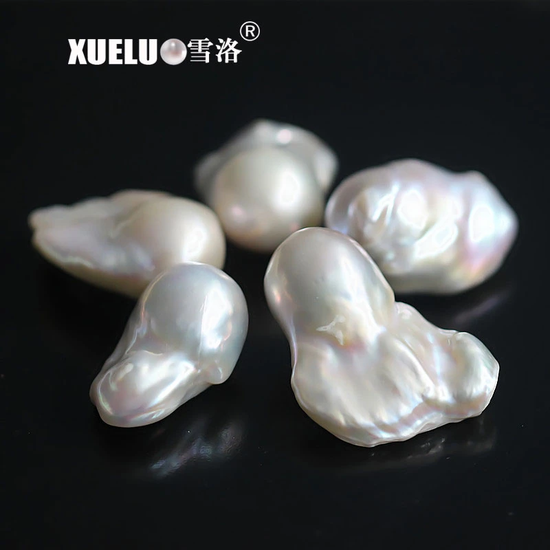 19-22mm White Supper Large Nucleated Baroque Loose Single Pearls (XL190015)