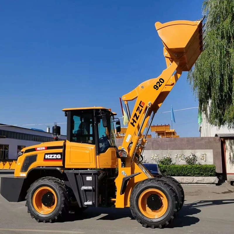 Qdhz Brand Articulated 1.3 Ton Diesel Shovel Wheel Loader with Quick Hitch