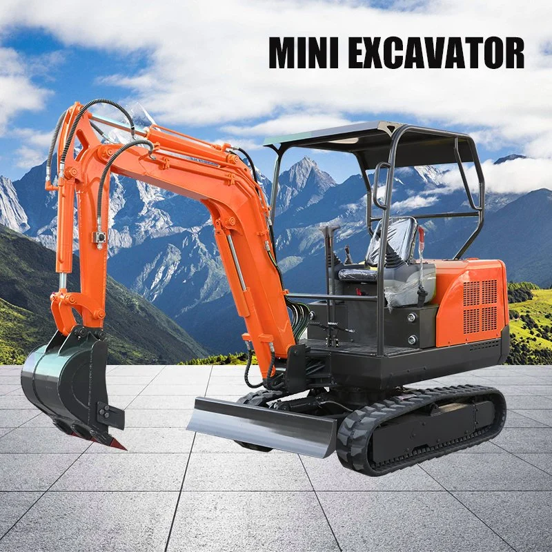 Mini Excavator Cost Compact Excavator for Sale Excavator Fast Delivery Electric Micro Mini Grave Digger Mini Excavator 1 Ton 2 Ton 3 Ton Super Micro Digger