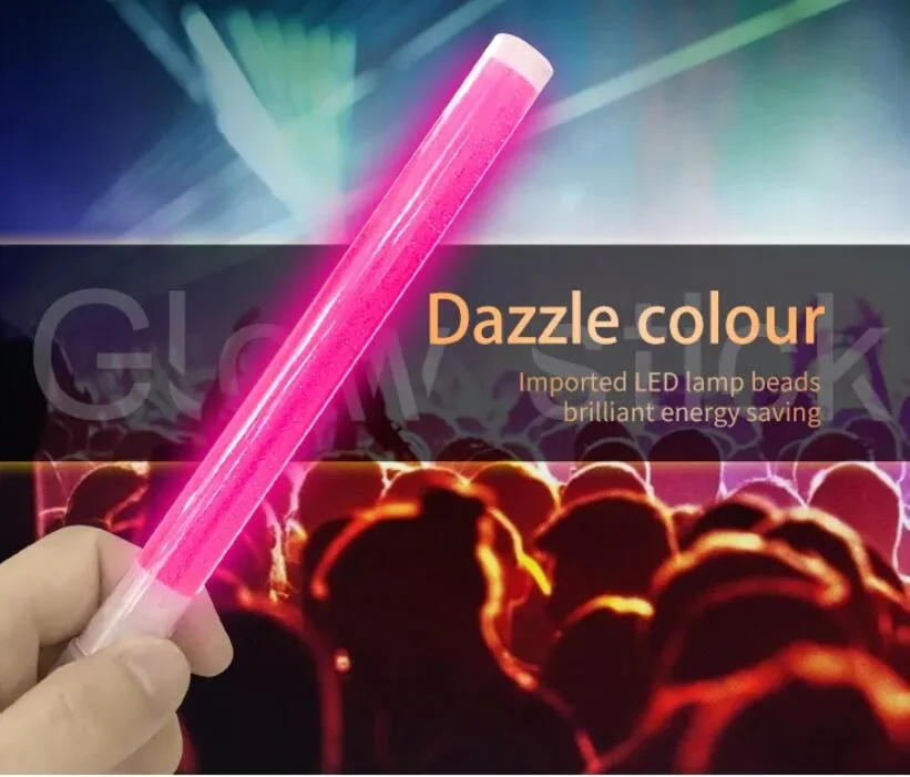 Custom Assorted Color LED Glow Stick Bright Reusable Mini Concert Stick