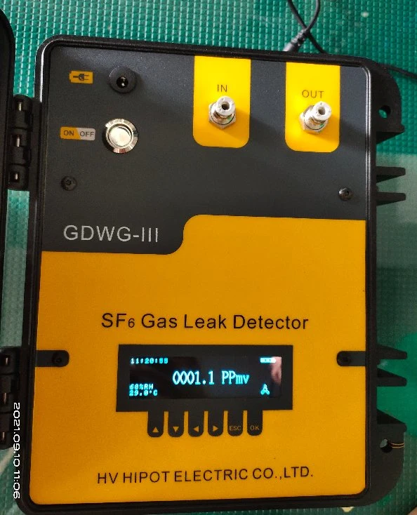 GDWG-III SF6 Quantitative Leakage Test (Teste de fuga quantitativa do GDWG