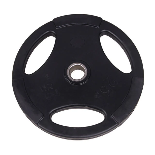 Tri Handle Rubber Coated Weight Plate for 50 mm Bar