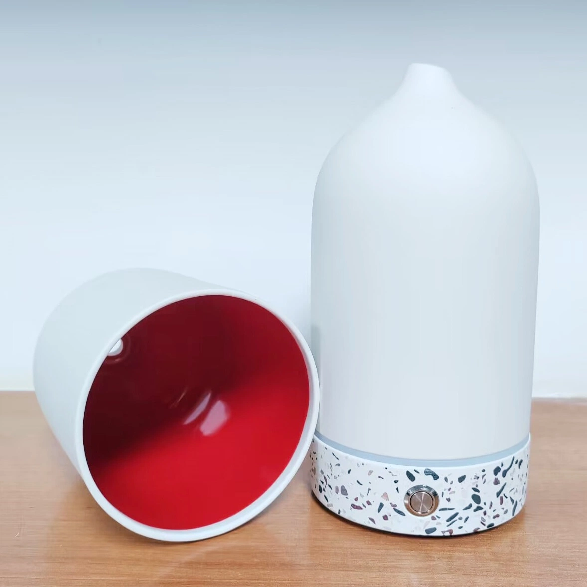 New Launch Terrazzo Base Ceramic Essential Oil Diffuser Ultrasonic Scent Diffuser