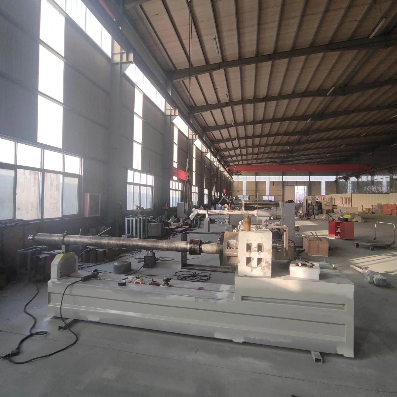 Corrugated Pipe Forming Machine with Forming Mould Block Plastic Extruders Extrusion Tube Making Machine