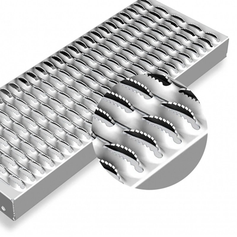 Perforated Metal Grip Strut Safety Grating/ Antiskid Perforated Metal Plate