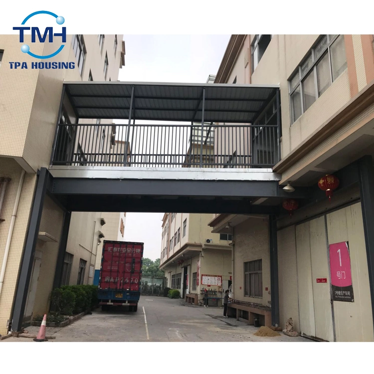 Prefabricated Steel Structure Pedestrian Bridge for Factory