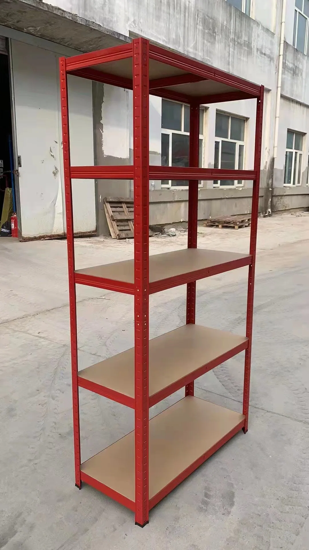 5 Tiers / Layer Heavy Duty Galvanized Metal Rotating Storage Sheves Shelving