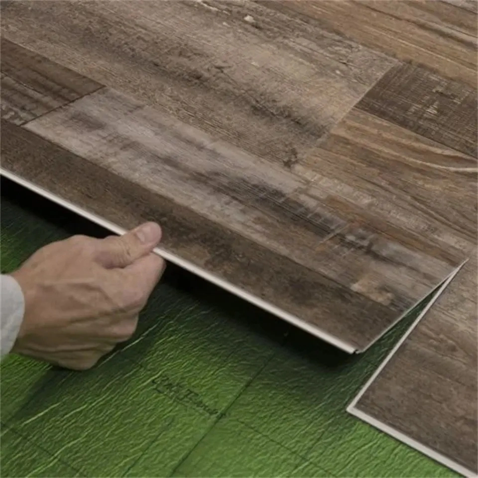 Pavimento impermeável decorativo de alta qualidade, laminado, pavimento de bambu sólido