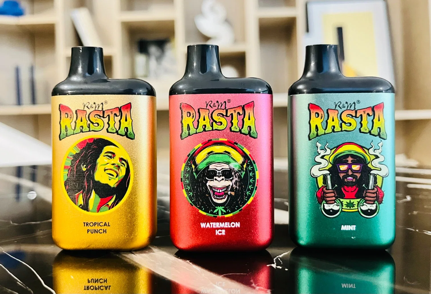 Randm Rasta 5500 Puffs Mesh Coil Wholesale/Supplier Elf Vape Popular Box Design