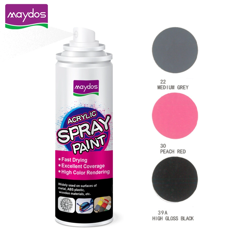 Maydos Métal en plastique ABS de bois 400ml Auto toile en céramique peinture en aérosol