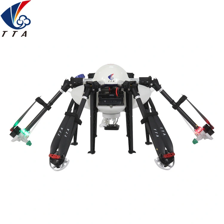 Tta Drone Uav China Uav Drone Crop Sprayer Manufacturers OEM Personalizado 4-Ejes Drone Pulverizador de Plagas Agrícolas/Drone de Pulverización para Potencia 5L Control Remoto de Plagas Agrícolas