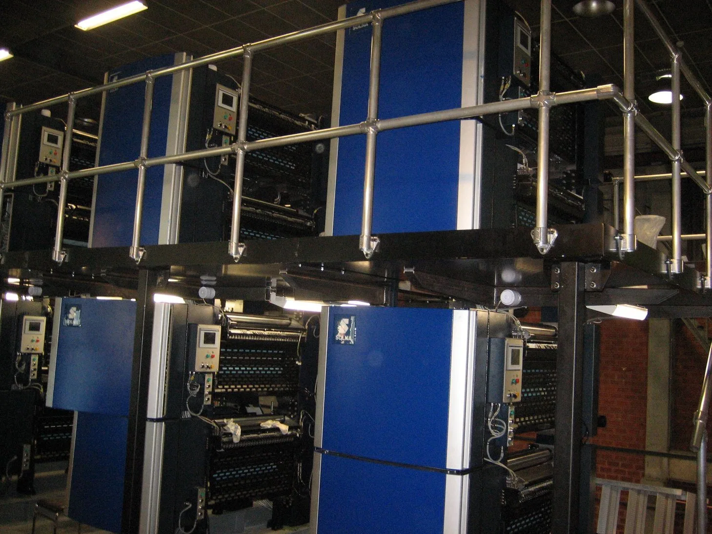 Solna D388d-F300d Newspaper Web Printing Machine with Cutoff 630mm