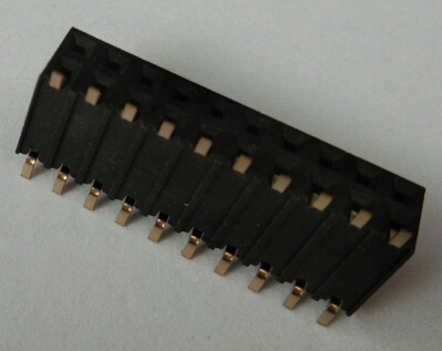 Dual Row SMT Side Entry 2.54mm Female Berg Pin Header PCB Connectors