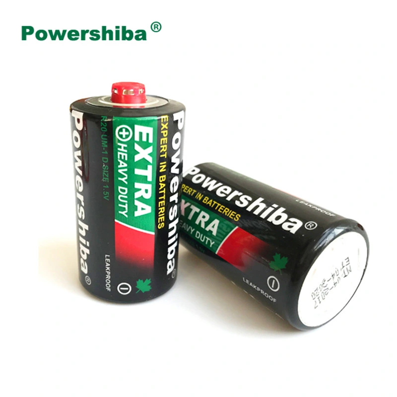 R20 D batterie sèche primaire R20 taille D sèche Batterie de cellule