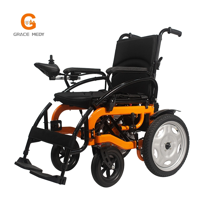 Handicapped Alloy Lightweight Power Portable Scooter Foldable Medical Electric Folding Wheelchair for Disabled