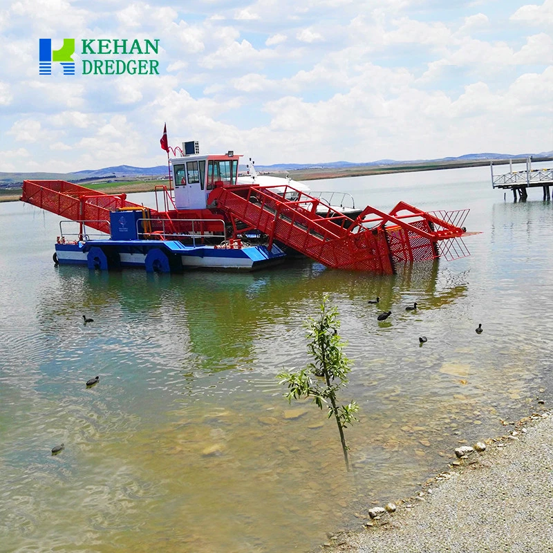 La Chine Kehan flottant à haute efficacité la jacinthe d eau pour la vente de bateaux de la récolteuse