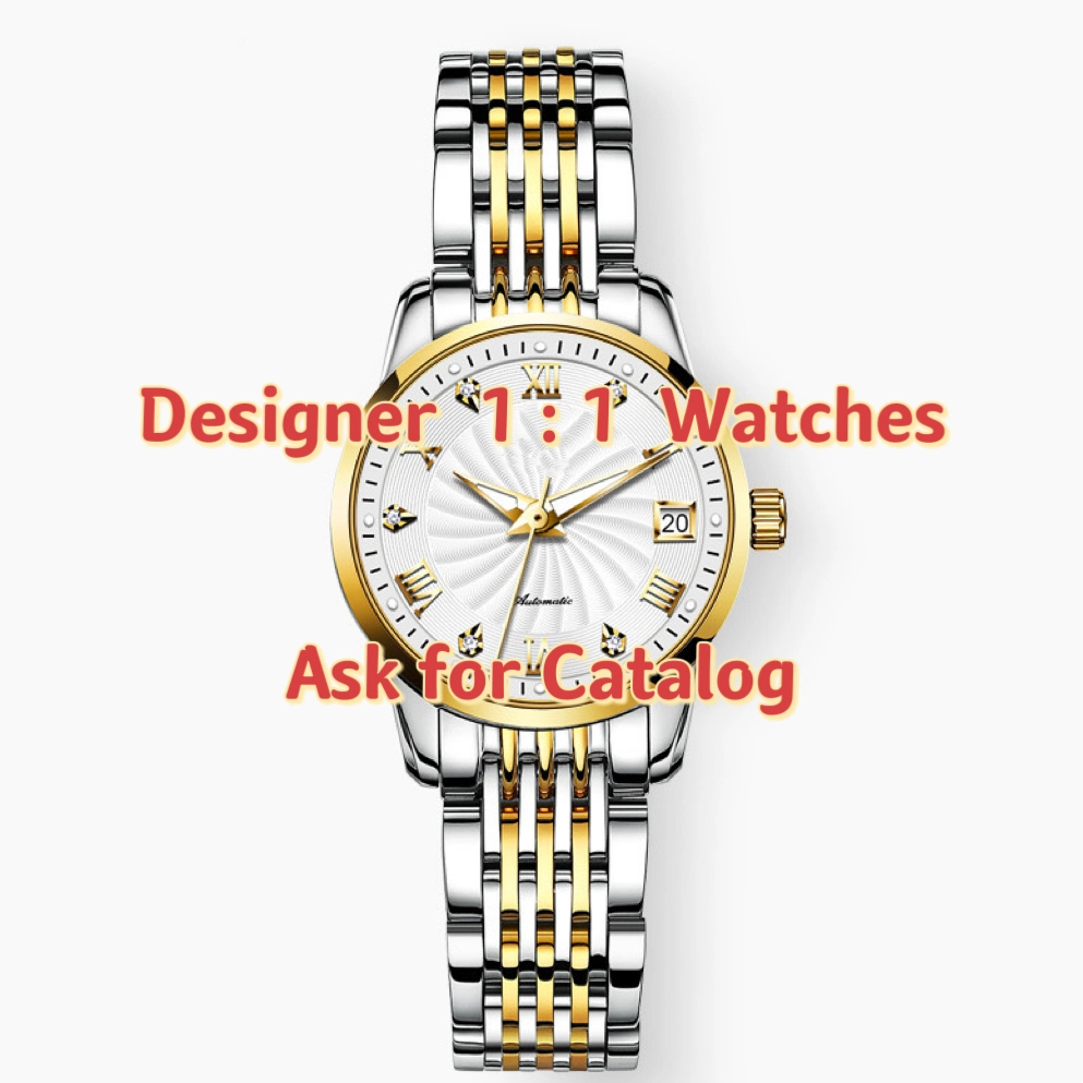 Classic Black Brand Men Watch Top Quality Designer Gentleman Wrist Watches Leather Watch Strap