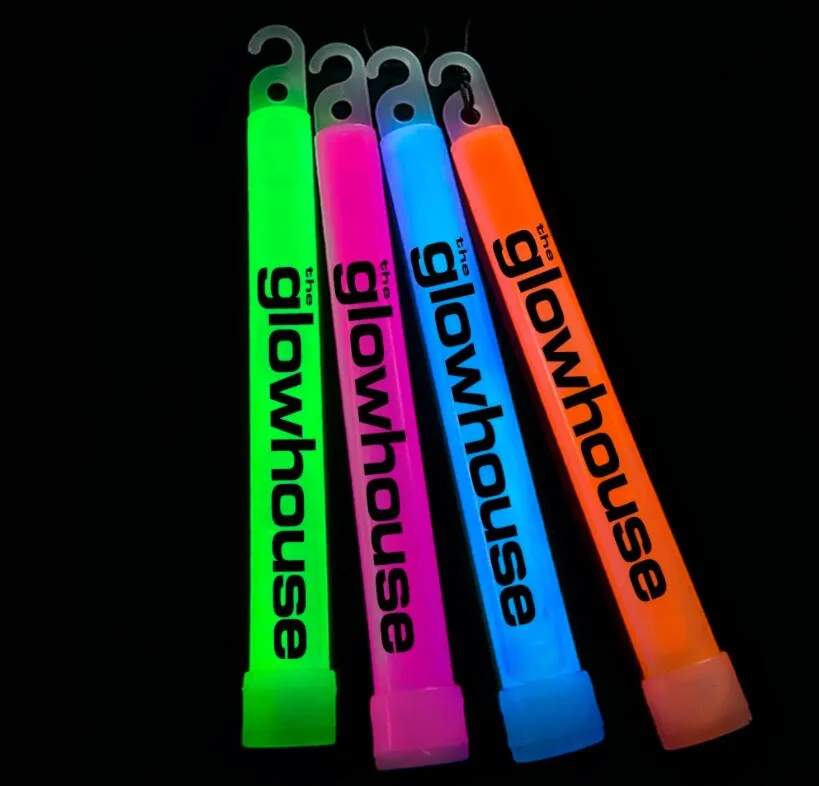 Varas de incandescência Hot Sales Stick de luz química de 6 polegadas Glowsticks Para a Festa de ofertas promocionais