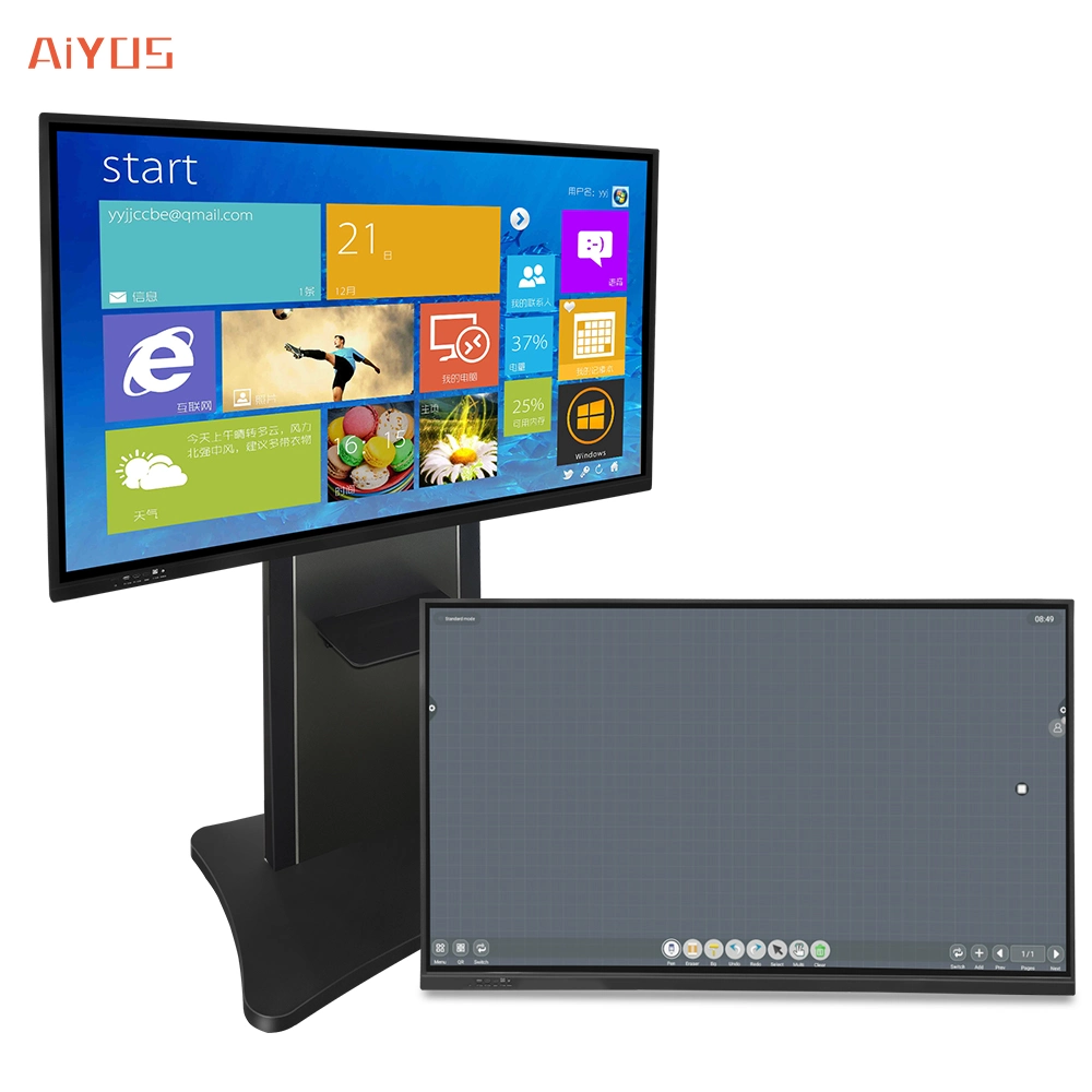 98 Inch LCD Interactive Display Screen Digital Smart Whiteboard Flat Panel