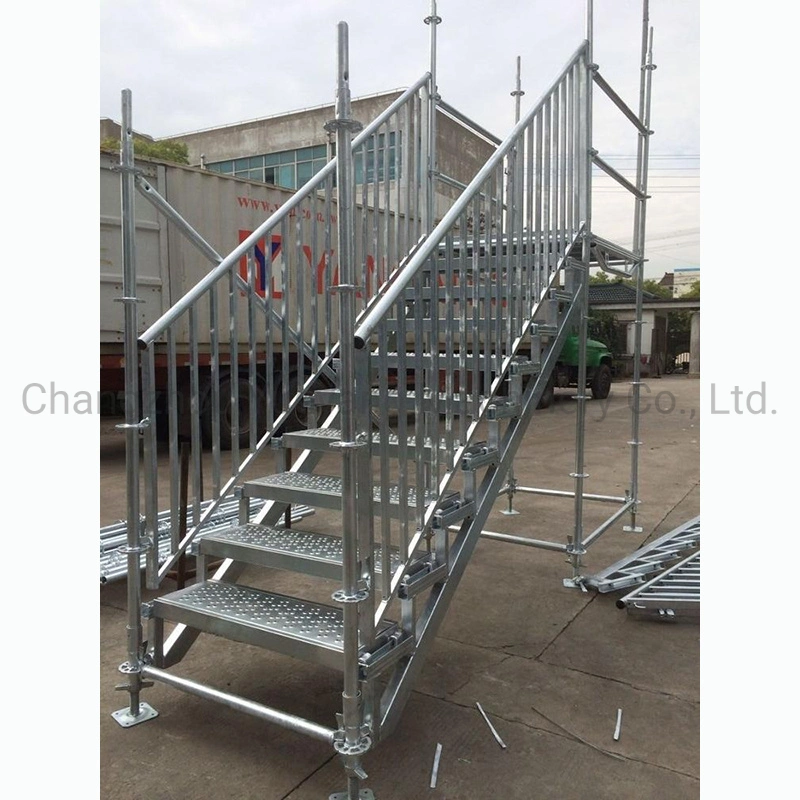 Outdoor Event Galvanized Steel Stage Stairs for Event Use