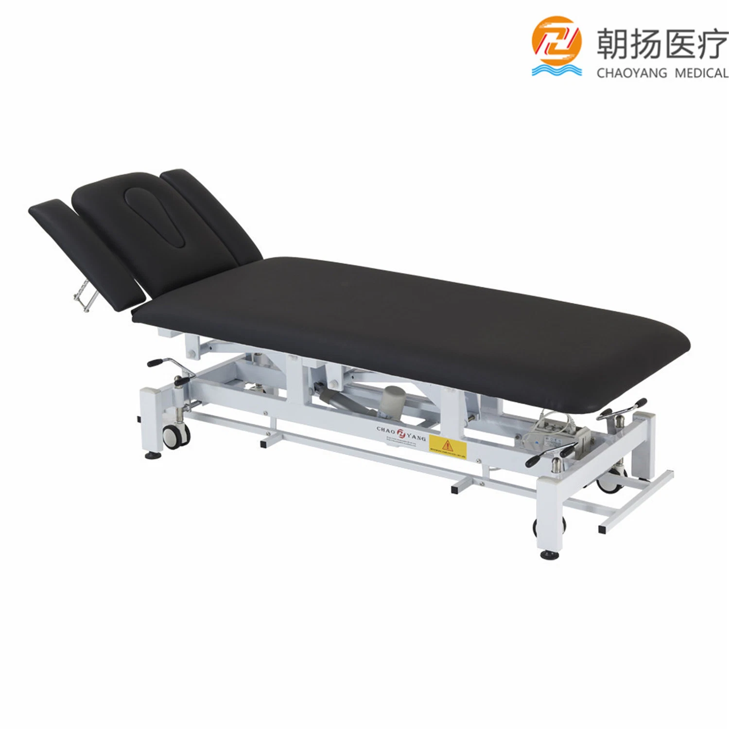 Rotation de massage portable réglable quatre Section lit de traitement électrique