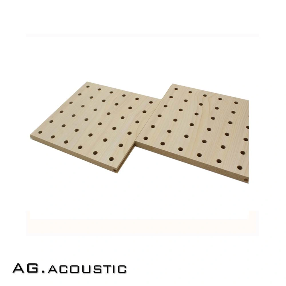 AG. Acoustic New Sound Absorption Materials Timber Perforated MDF Wall Covering for Reception Hall