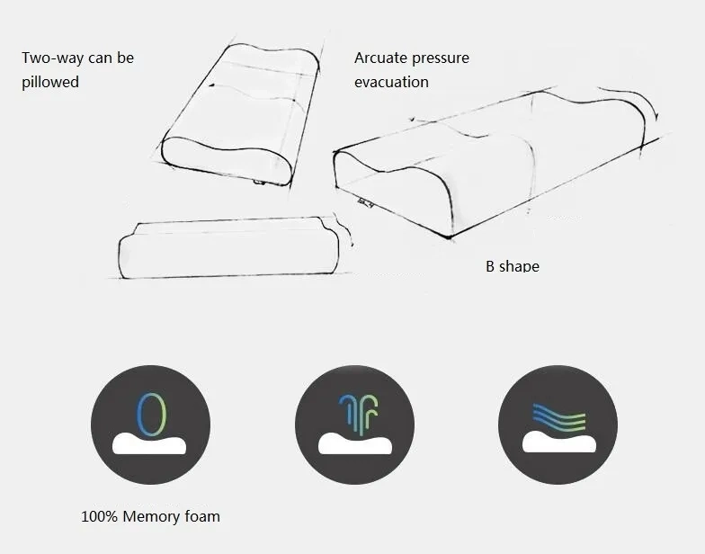 Adjustable Support Memory Foam Pillow