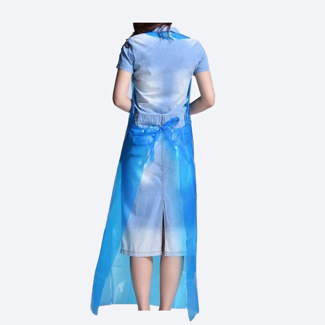 Wholesale/Supplier PE Plastic Disposable Apron Sleeveless Apron for Drink and Food