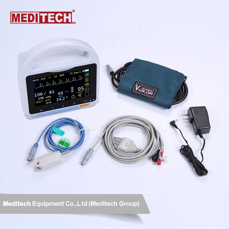 Palm Multi-Parameter Patient Monitor with 5 Standard and CE Certificate