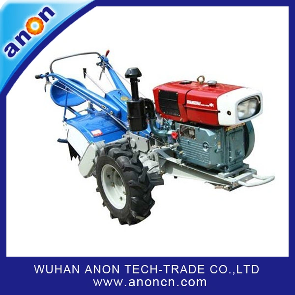 Anon Hot Selling 15HP 18HP 20HP Two Wheel Tractor Agricultural Tractor Mini Tractor Hand Walking Tractor