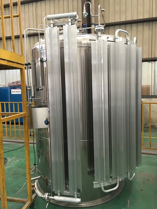 Stainless Steel 3000L 5000L Cryogenic Liquid Oxygen Nitrogen Tanks LNG Lco2 Micro Bulk Container