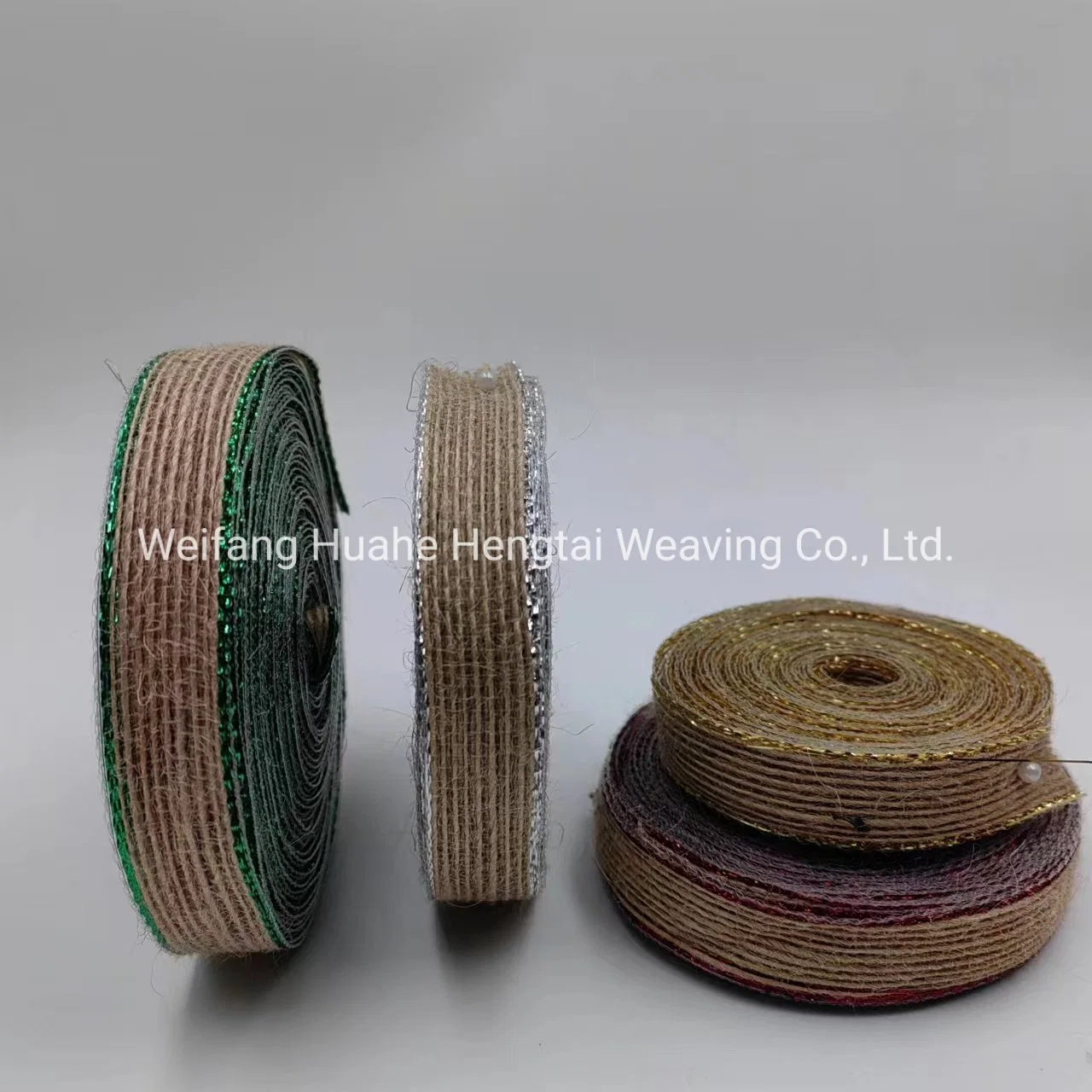 Wholesale/Supplier Natural Colored Edge Fishing Thread Jute Ribbon Vase Binding