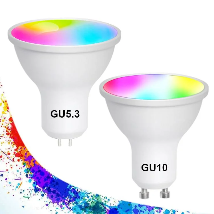 Tuya WiFi LED-Spot-Lampe 5W GU10 Smart-Lampe