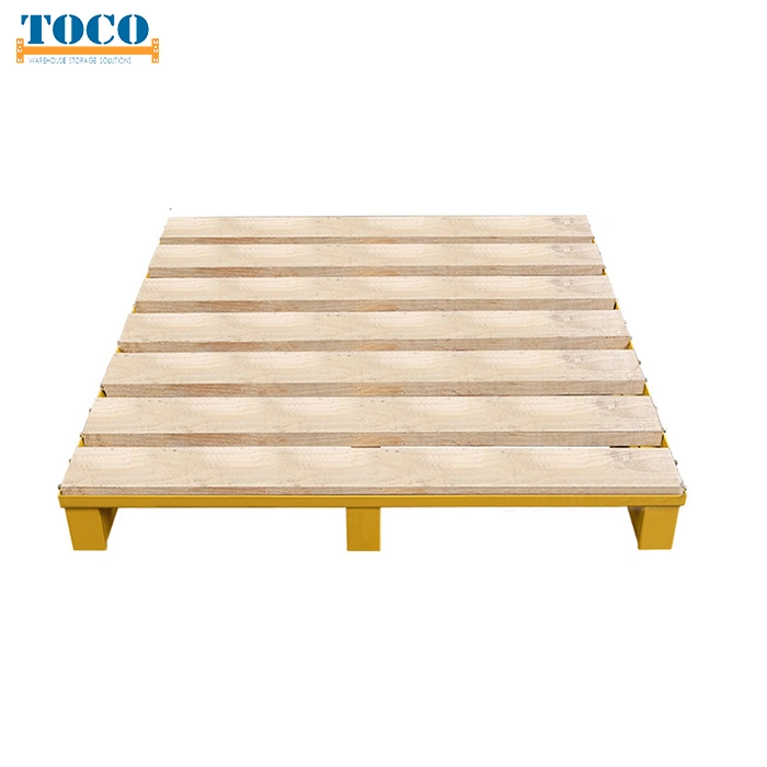 China Top Supplier Auto Rackable Box Pallet with Three Stringer