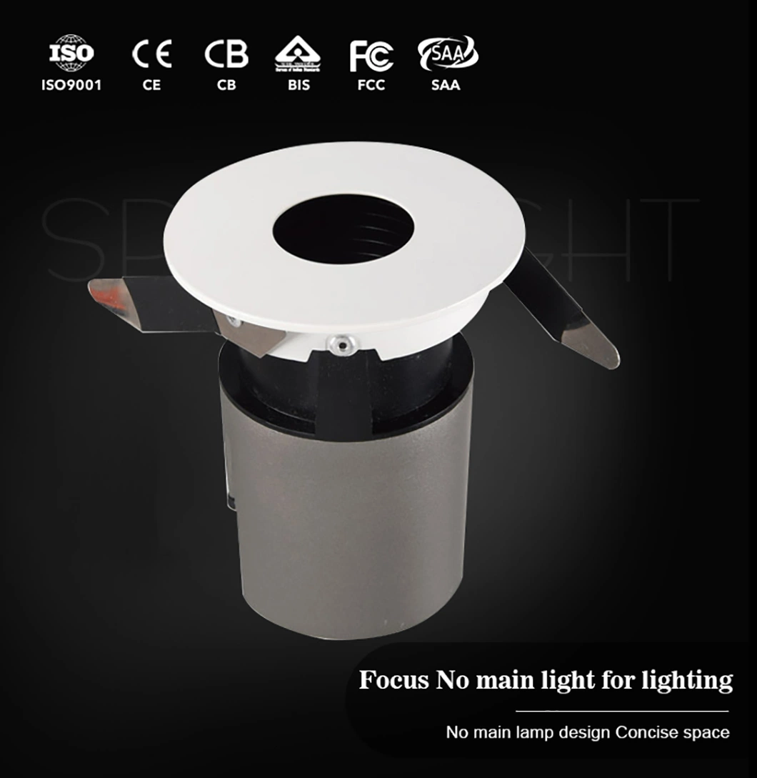 Anti-Glare LED Lamp, Dimmable COB 7W Recessed Interior Lighting LED Down Light