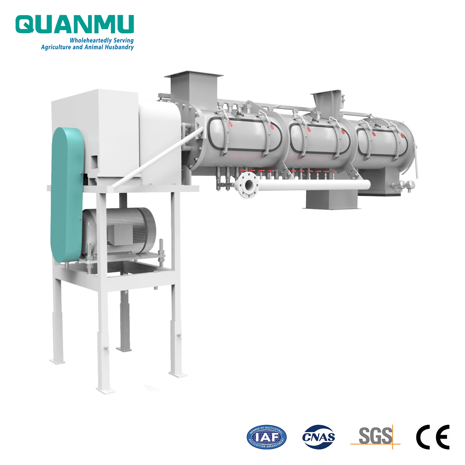 Fish and Aquatic Animal Feed Double-Shaft Differential-Speed Steam Conditioner Machine (DDC) for Pellet Machine