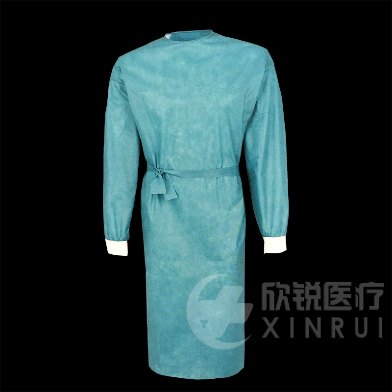 Anti-Static Disposable Hospital Sterile SMS Theatre Isolation Gown Surgical Gown - Standard